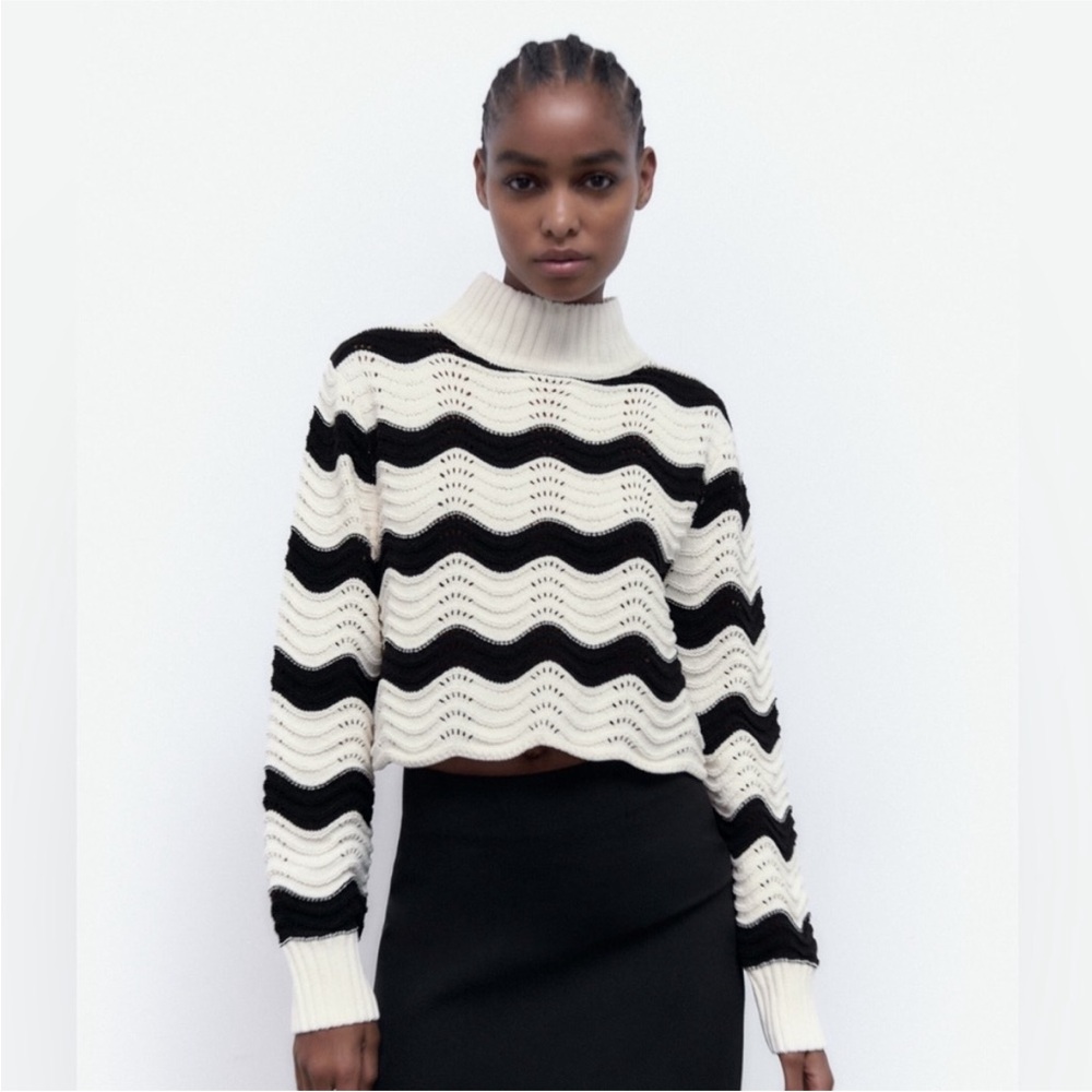 Black and White Sweater